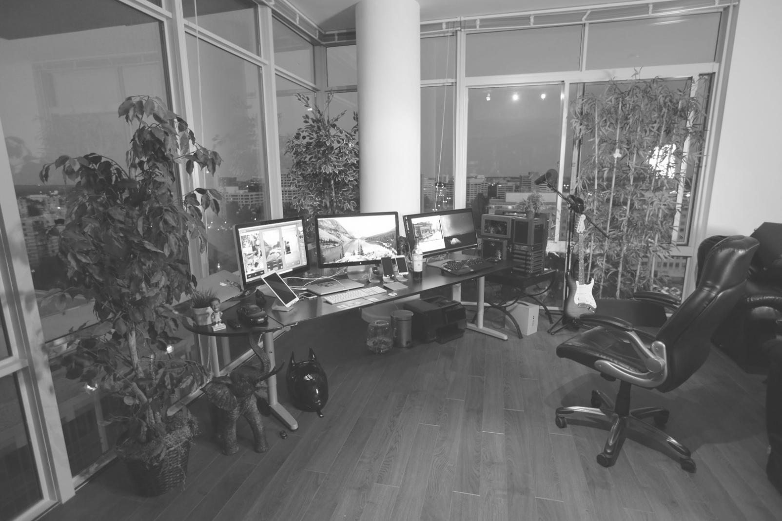 Financial professional reviewing investment portfolios and market analysis reports